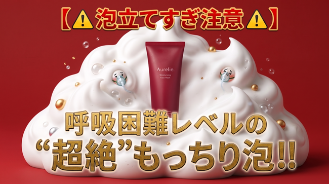 【A泡立てすぎ注意!】
Aurelie.
呼吸困難レベルの
“超絶”もっちり泡!!
